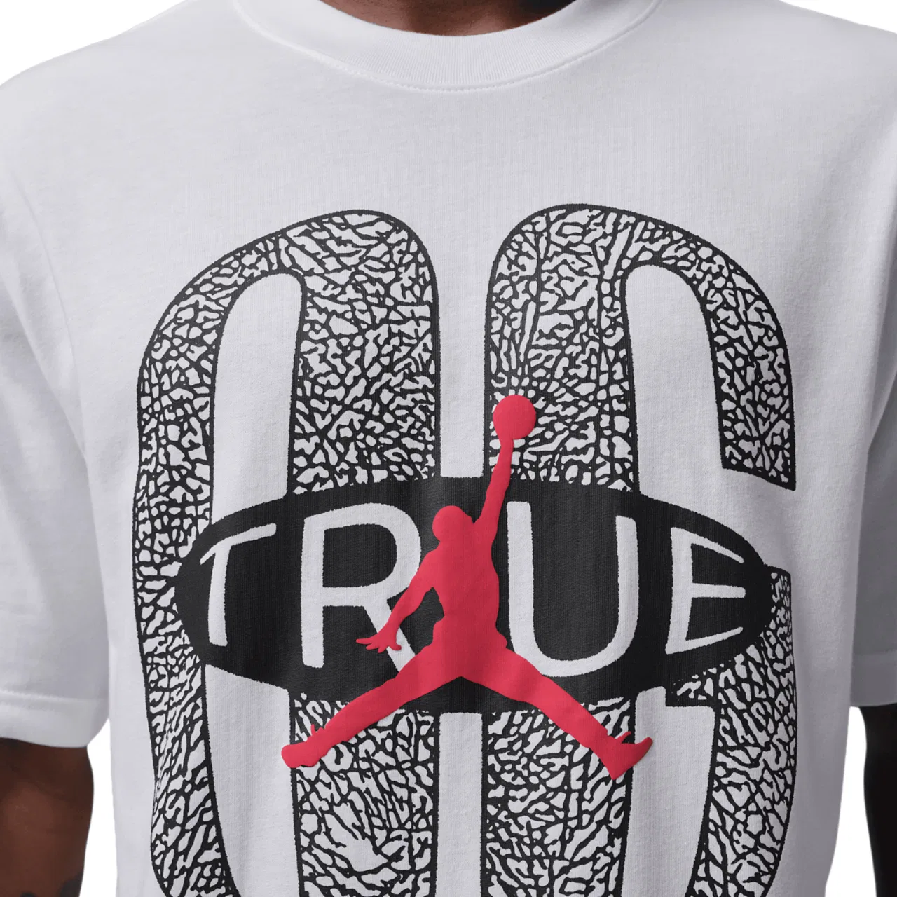 Мужская футболка с принтом Jordan 85 Short Sleeve Crew Jordan, White — фото 4