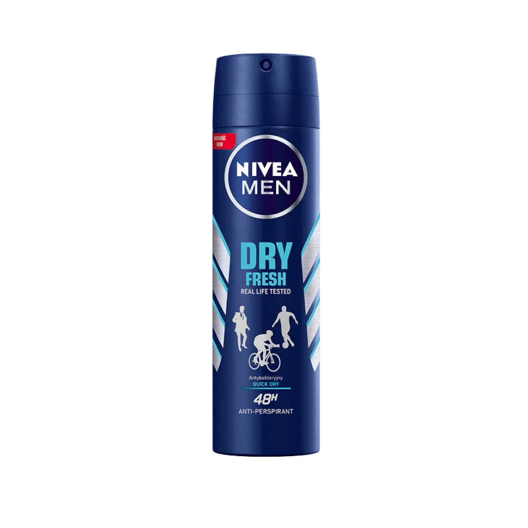 Мужской антиперспирант-спрей Dry Fresh, Nivea, 150 мл
