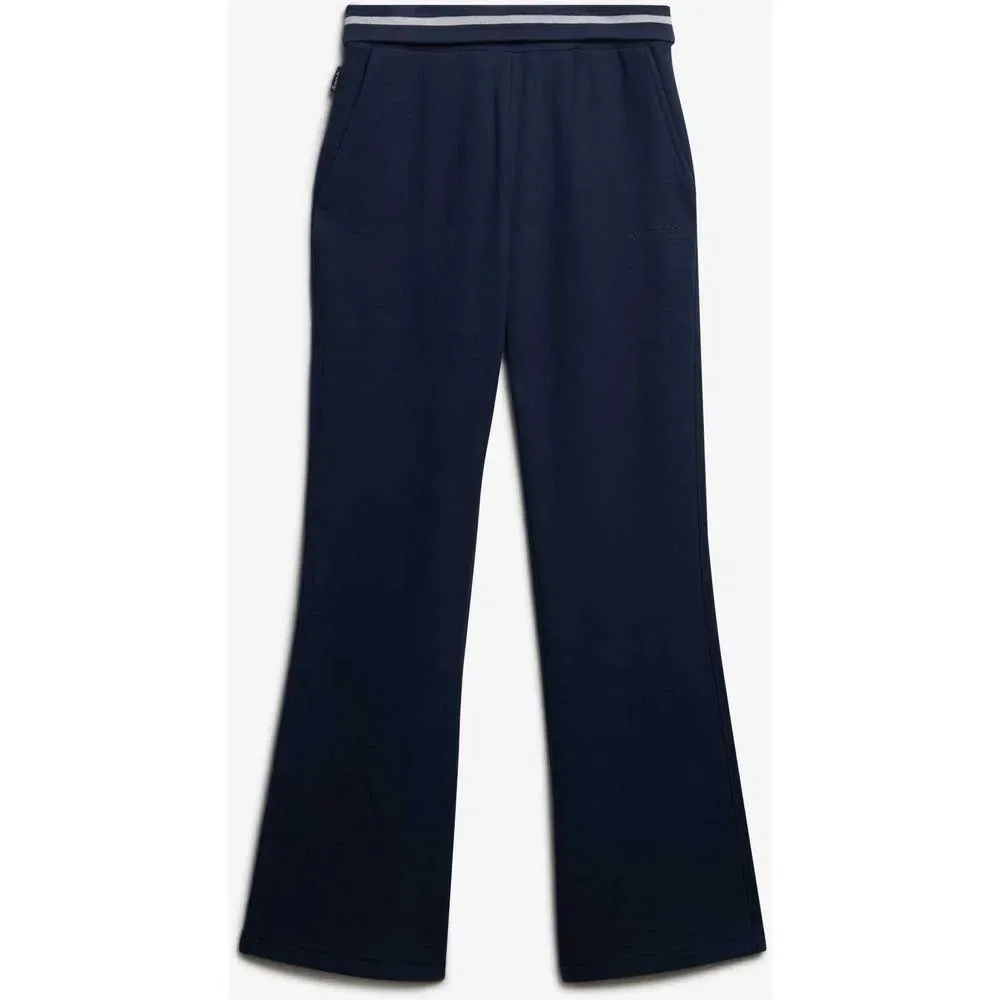 Джоггеры Essential Logo Flare Fit Superdry, синий — фото 3