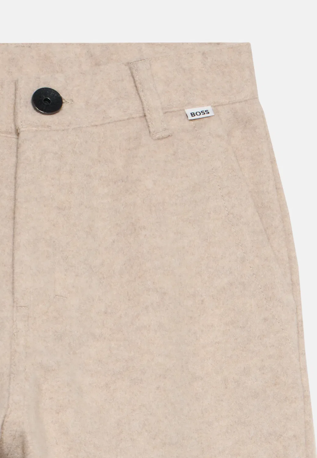 Брюки Boss Kidswear, Off White — фото 4