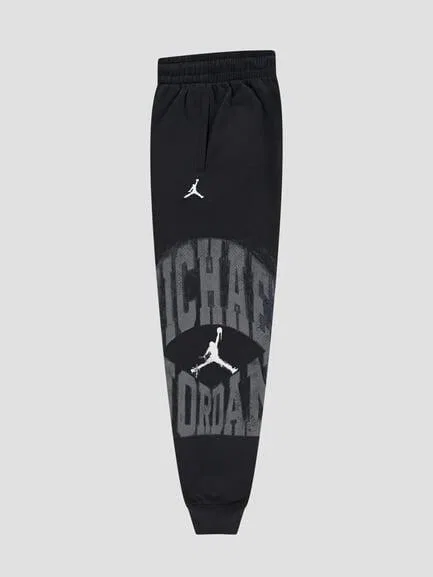 Детские спортивные штаны с логотипом Jordan Jdb Mj Mvp Hbr Jm Ft Hose, Цвет Schwarz — фото 3
