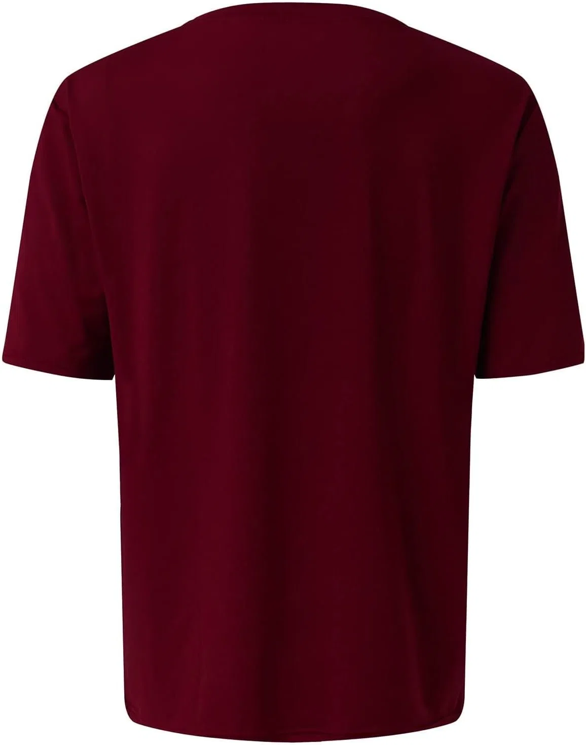 Мужская футболка V-образным вырезом для фитнеса, Wine Red — фото 4
