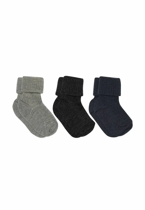 Носки из шерсти 3-pack Mp Denmark Grey Melange, серый