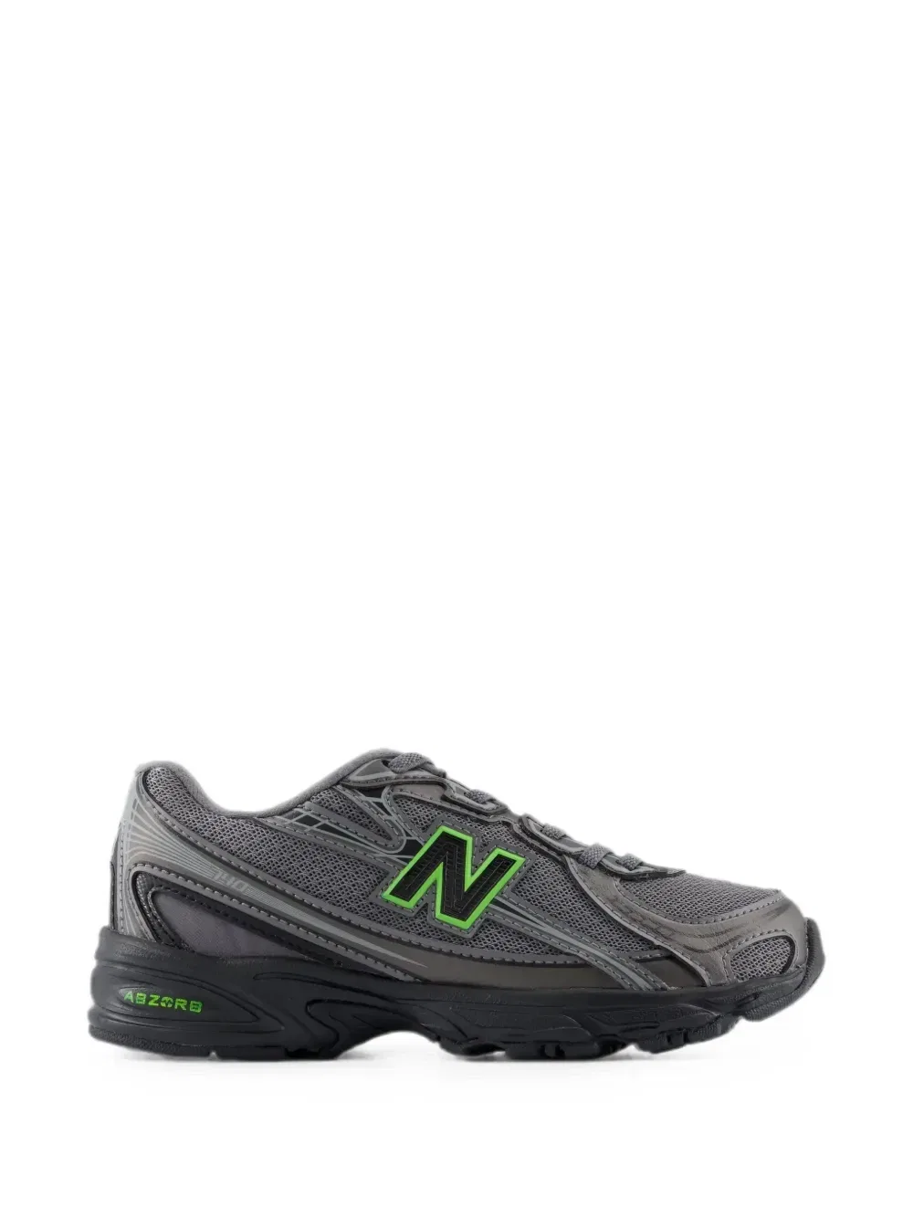 Кроссовки 740 на эластичных шнурках New Balance Kids, серый