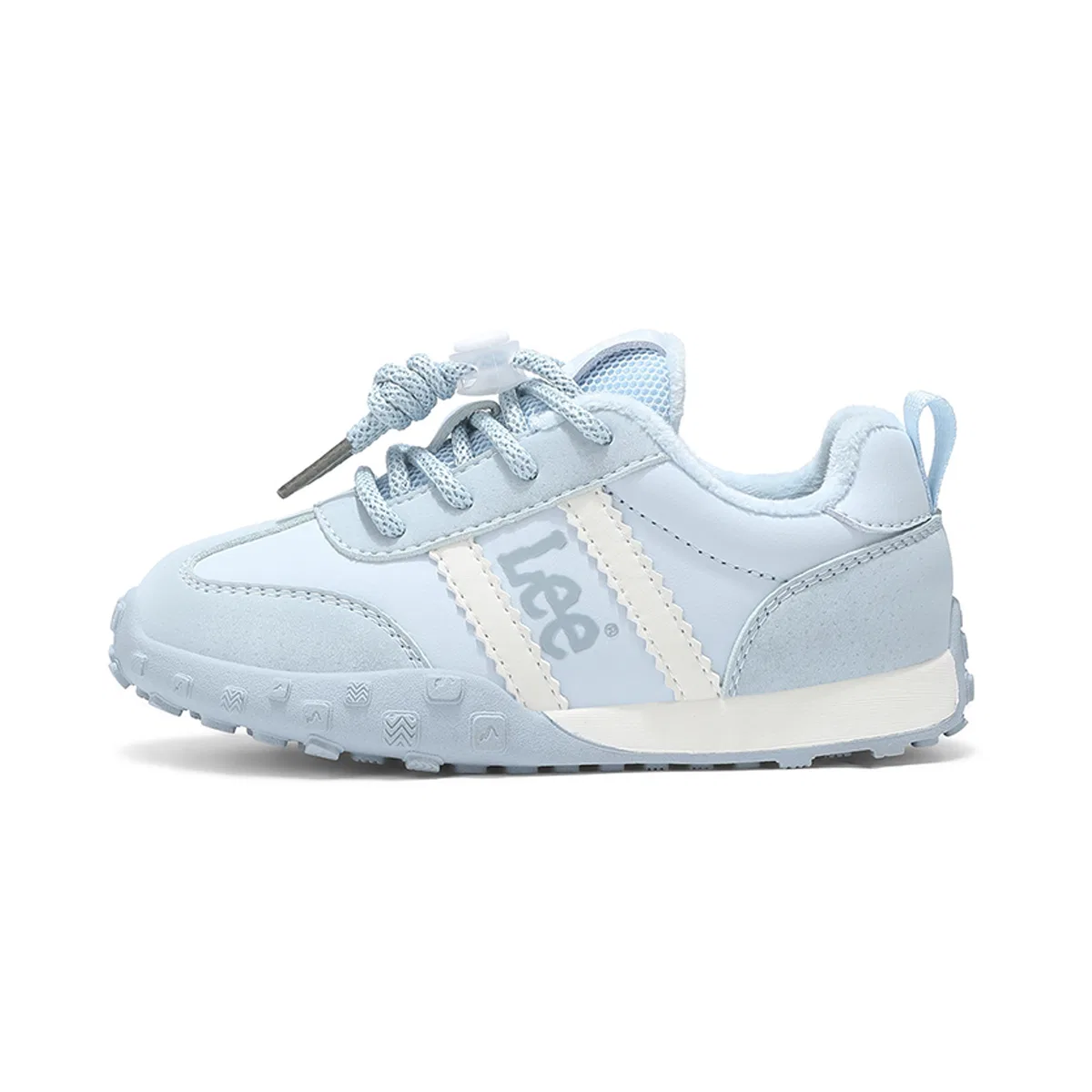 Детские кроссовки из синтетической кожи с защитой от скольжения Lee, Blue