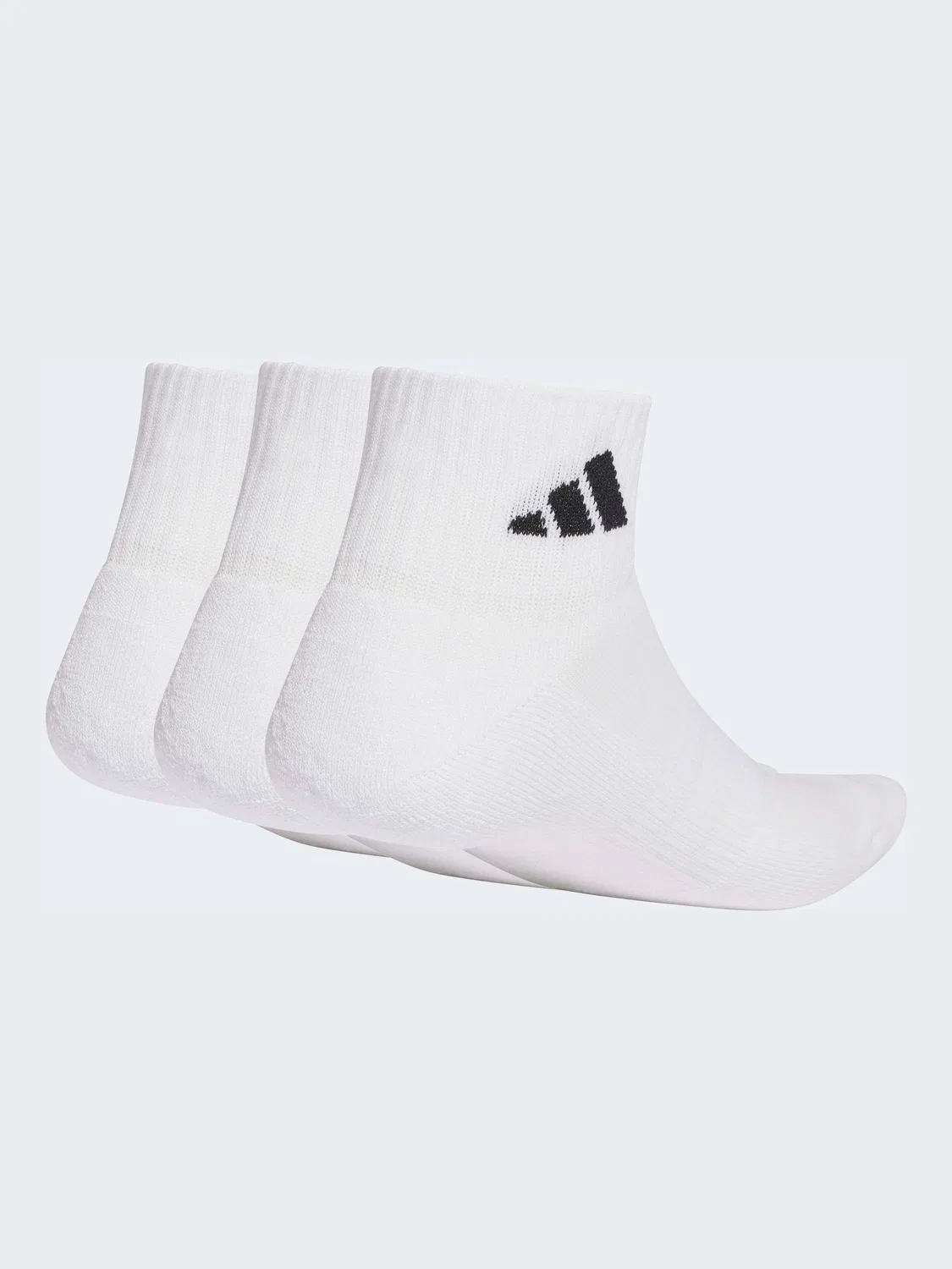 Носки спортивные adidas Cushioned Essential Ankle Socks 3 Pack, белый — фото 2