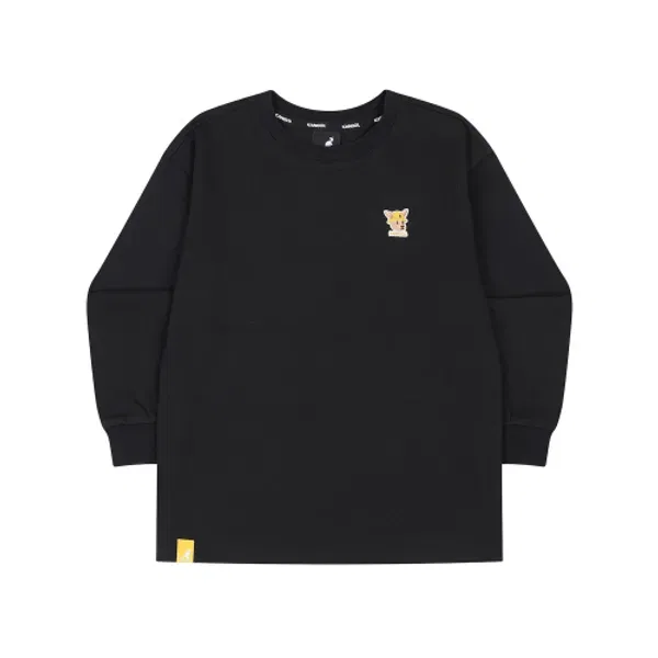 Футболка с длинным рукавом с символом, rc 0005, Kangol Kids, черный