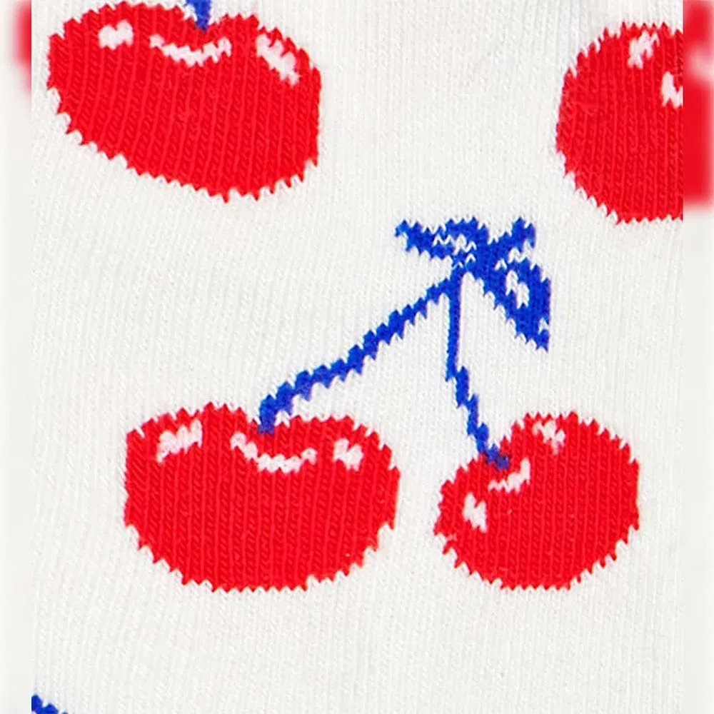 Носки противоскользящие Cherry 2 пары Happy Socks, красный — фото 2
