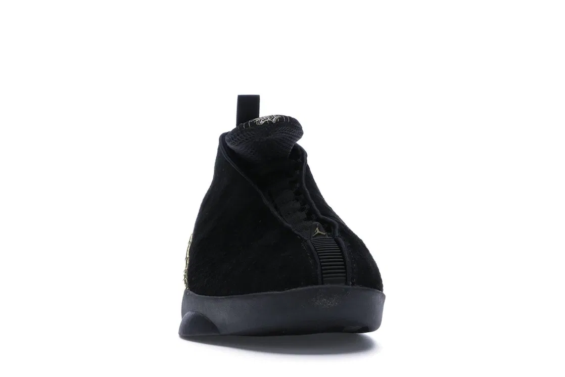 Детские кроссовки Lifestyle Jordan 15 Retro Jordan, Black/White-Metallic Gold — фото 2