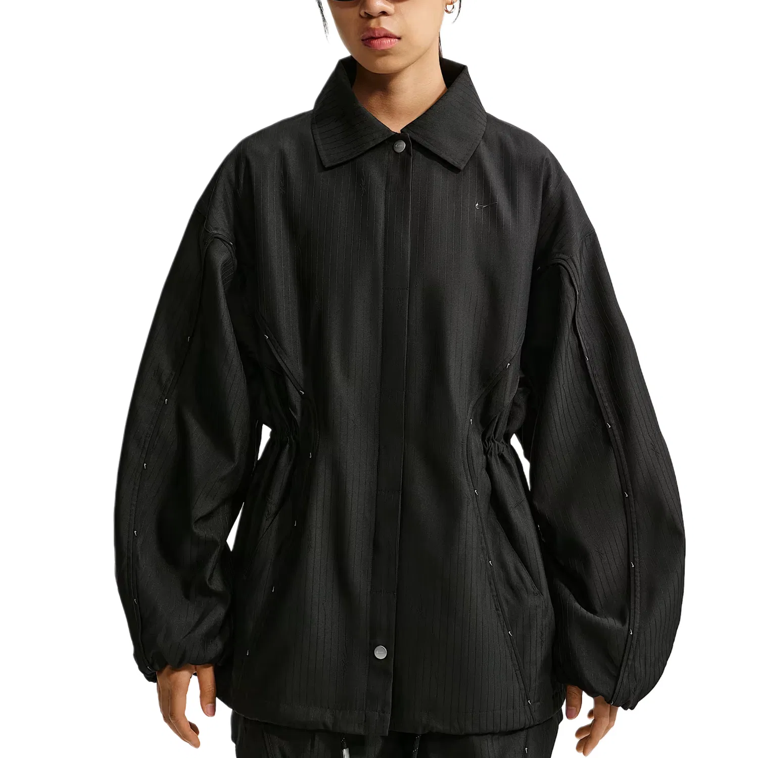 Женское пальто с лацканами Black, Nike