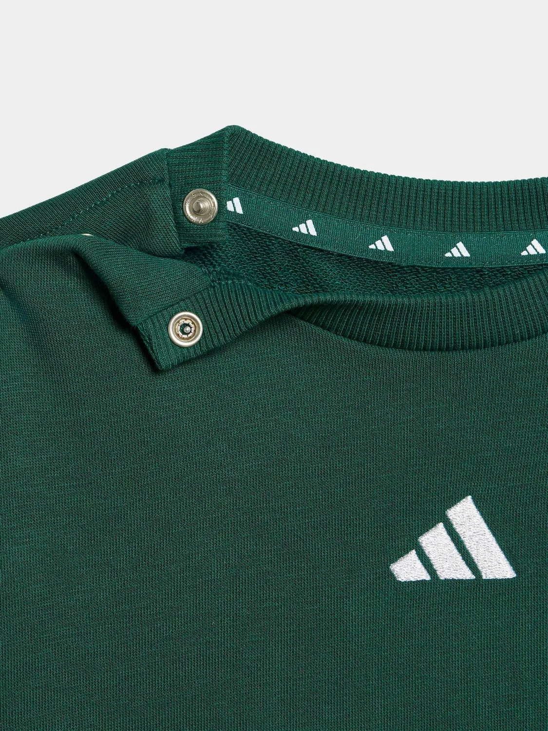 Спортивный костюм для малышей adidas, зеленый — фото 4