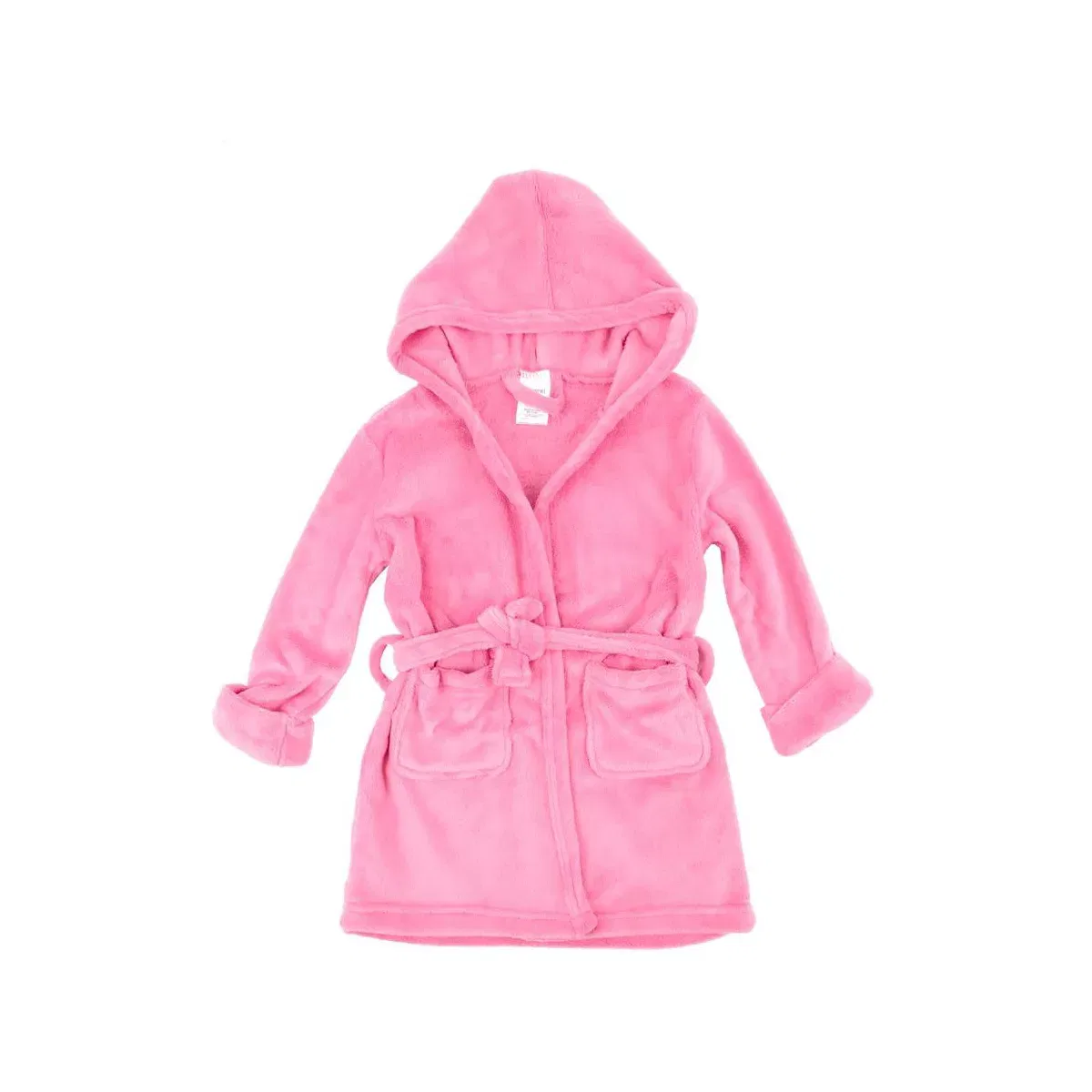 Детский халат на молнии из микрофлиса LEVERET, Light Pink — фото 2
