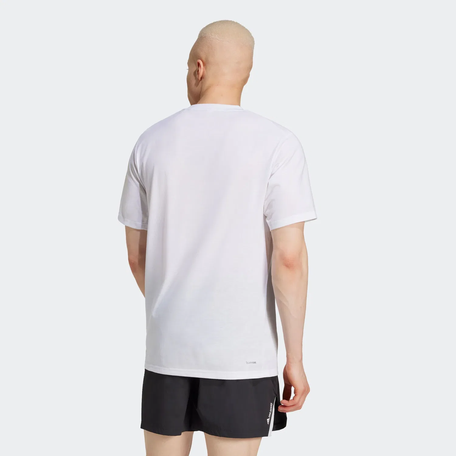 Мужская тренировочная футболка с камуфляжным принтом Adidas Performance, White — фото 2