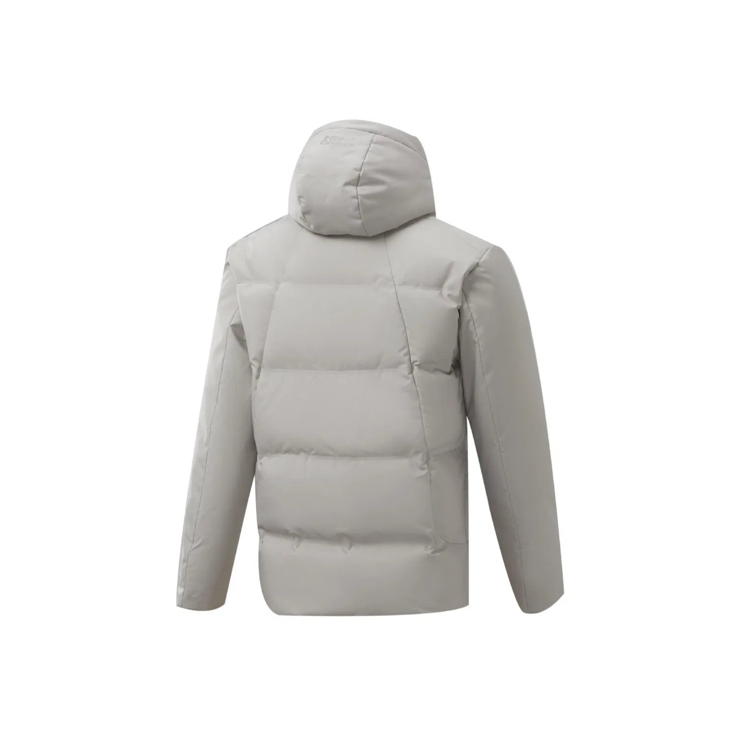 Детский пуховик с капюшоном HLA Down Jackets Unisex Hooded Moderate, Light Gray 50 — фото 3