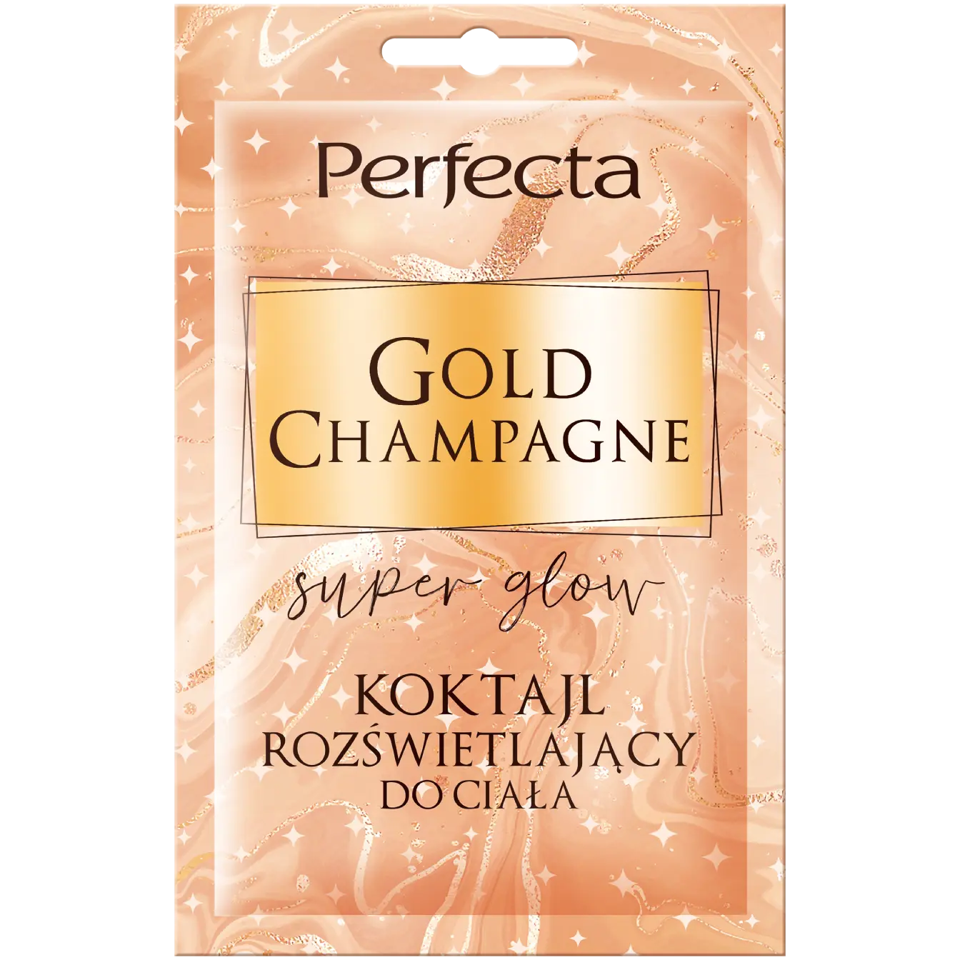 

Perfecta Gold Champagne сияющий коктейль для тела, 18 мл