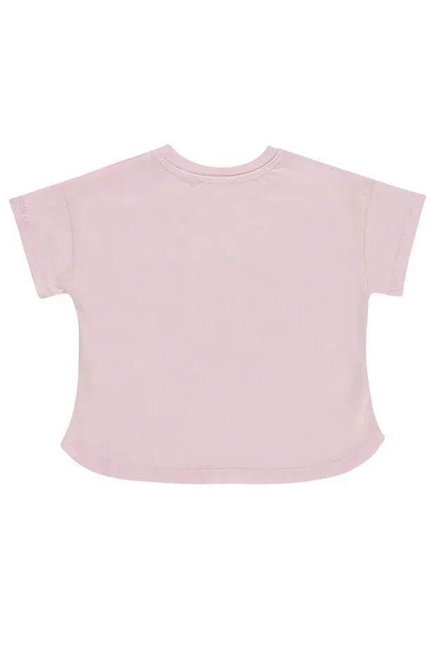 Детская футболка для девочек с принтом Sporty&Cool Civil Girls, Pale Lilac — фото 2