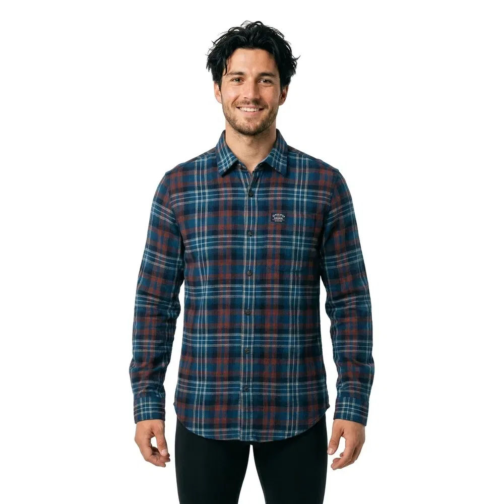 Рубашка с длинным рукавом M4011047A Superdry, синий — фото 3