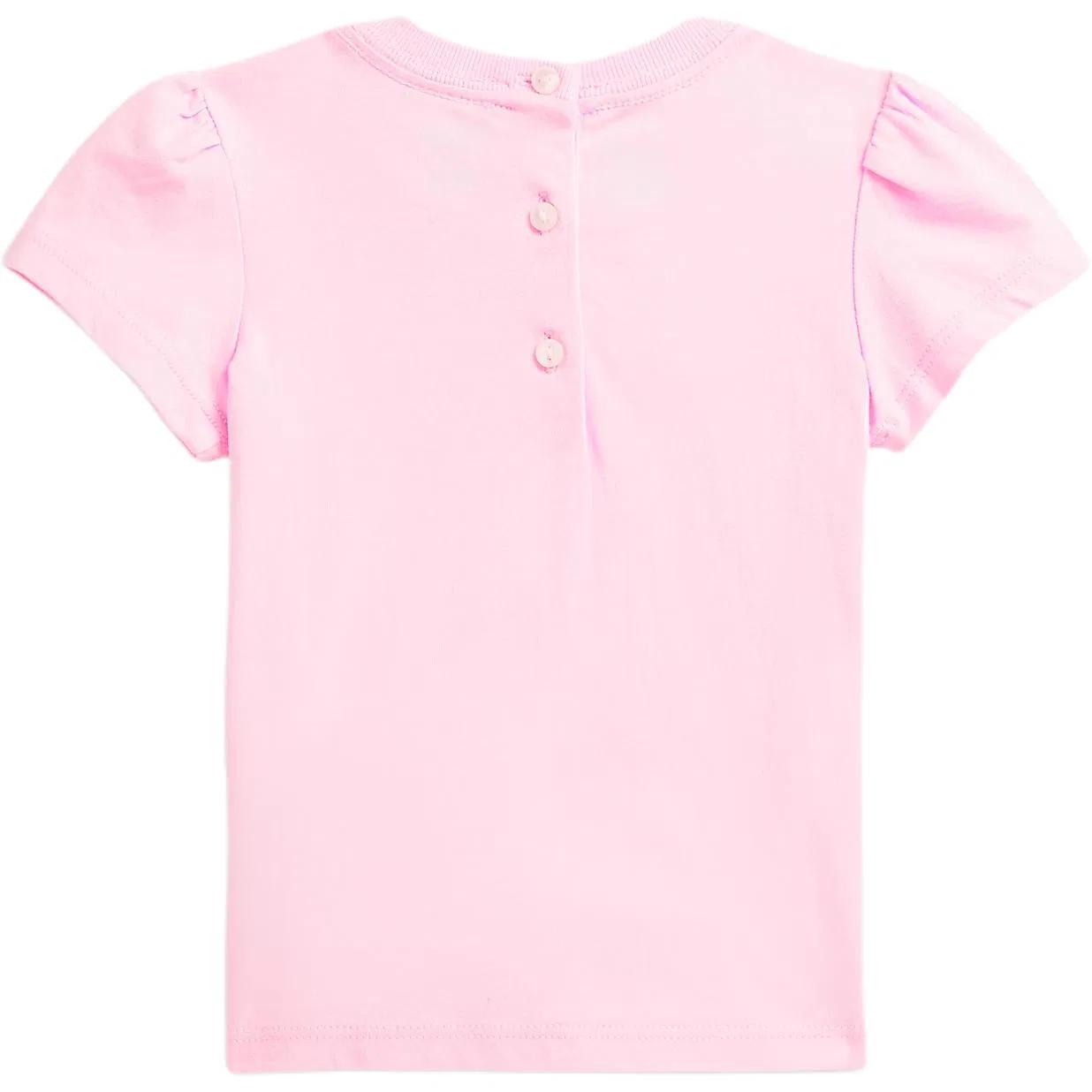 Детская футболка для девочек с коротким рукавом Pink Polo Ralph Lauren — фото 3