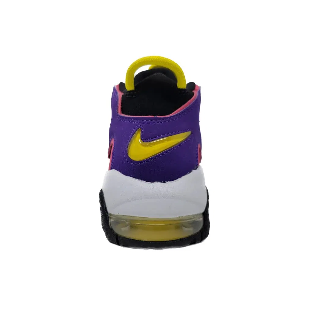 Детские кроссовки для мальчиков с максимальной амортизацией NIKE Air More Uptempo NIKE, Black Multicolor Court Purple — фото 4