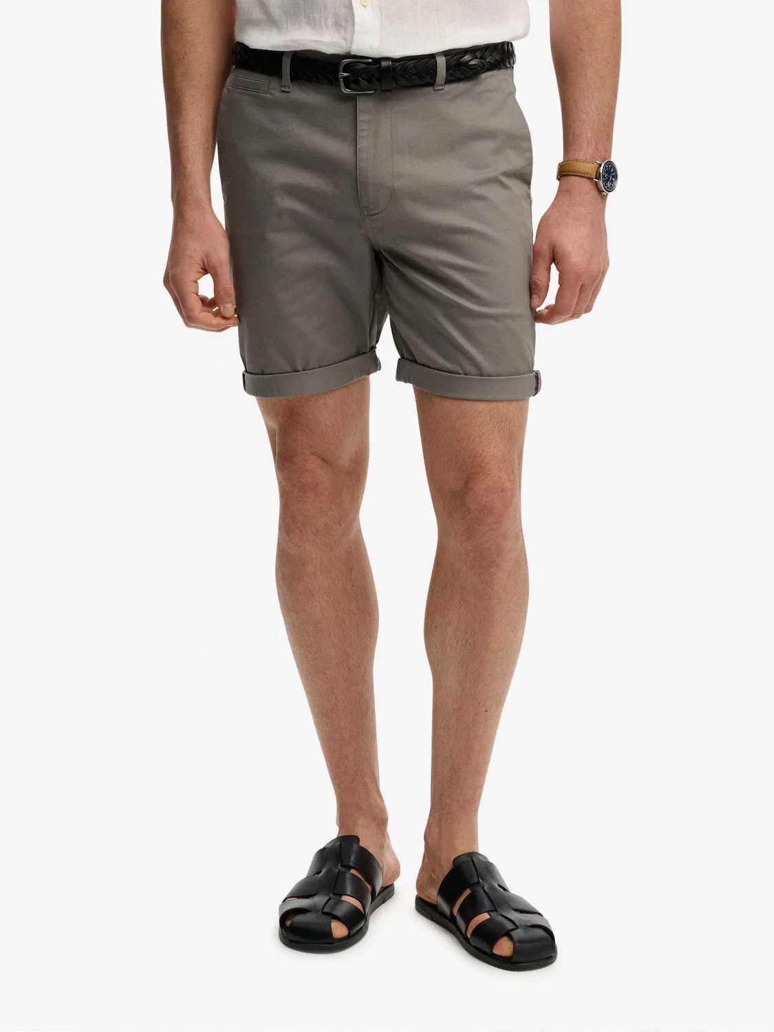 Шорты чинос Regular Fit Superdry, серый