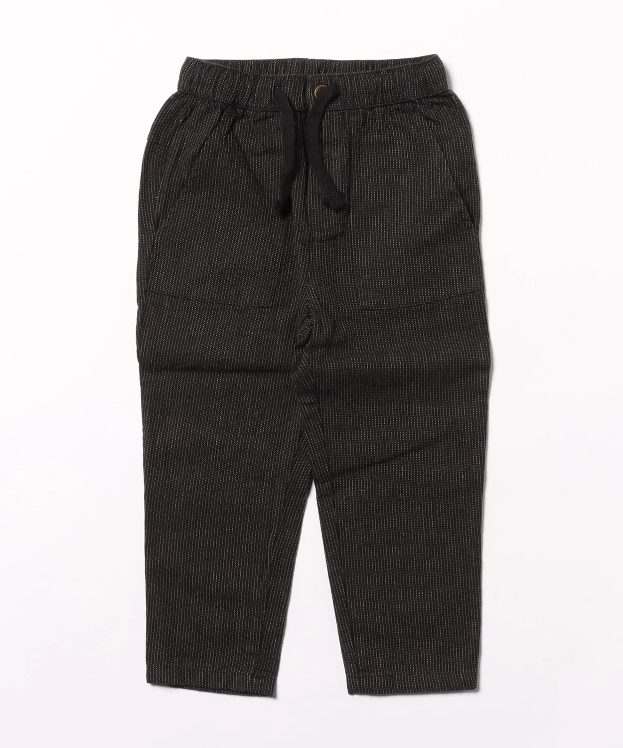 Детский кардиган из хлопка и льна Oliver Pant Rylee + Cru, Black