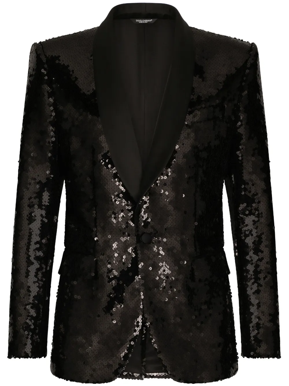 

Костюм с пайетками DOLCE & GABBANA, черный