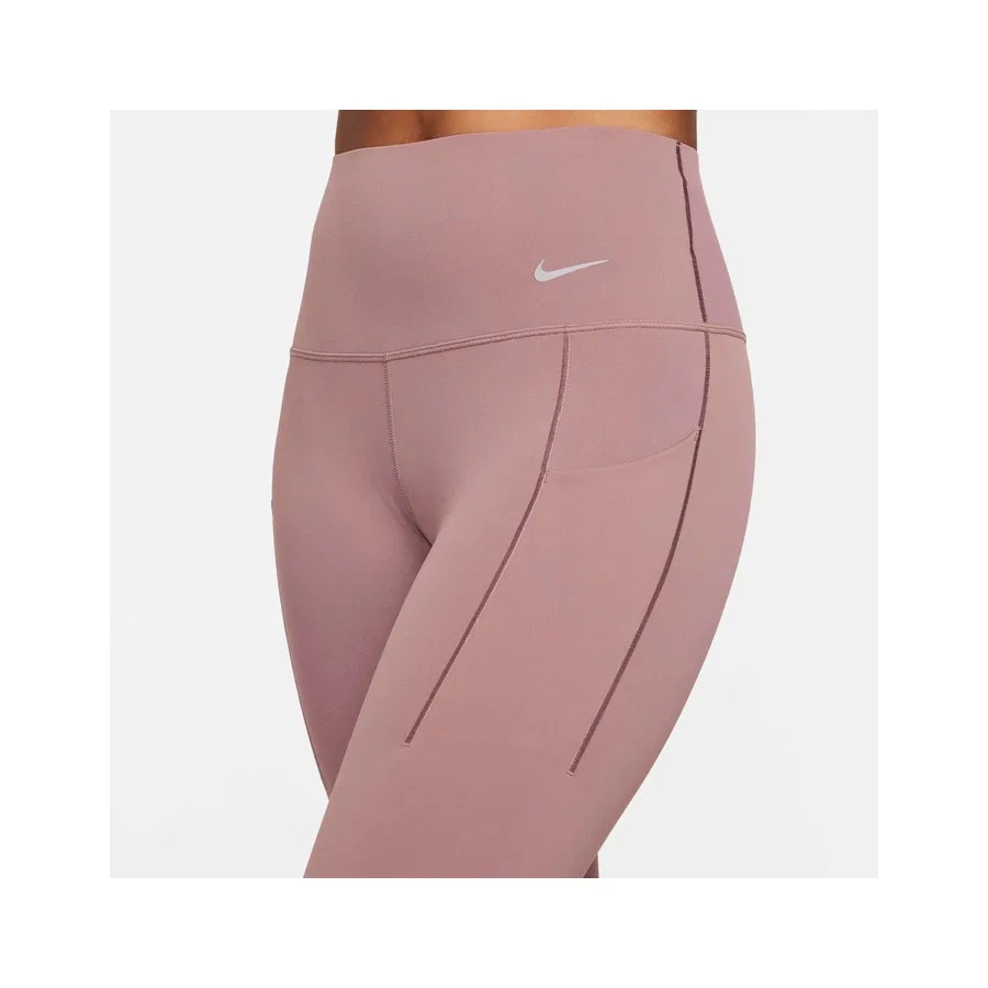 Женские леггинсы для тренировок с высокой посадкой 7/8 Dri-Fit Universa Medium-Support High-Waisted Nike, Коричневый — фото 4