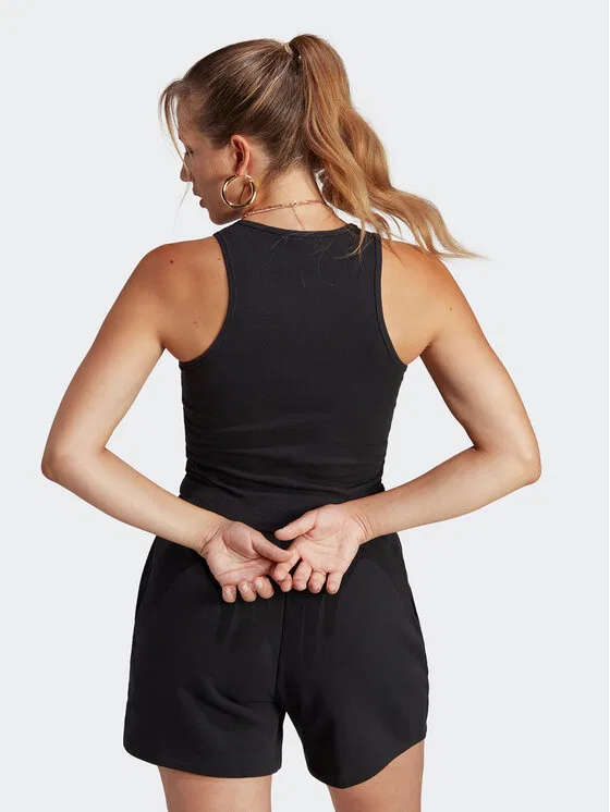 Топ slim fit adicolor Essentials Adidas, черный — фото 3