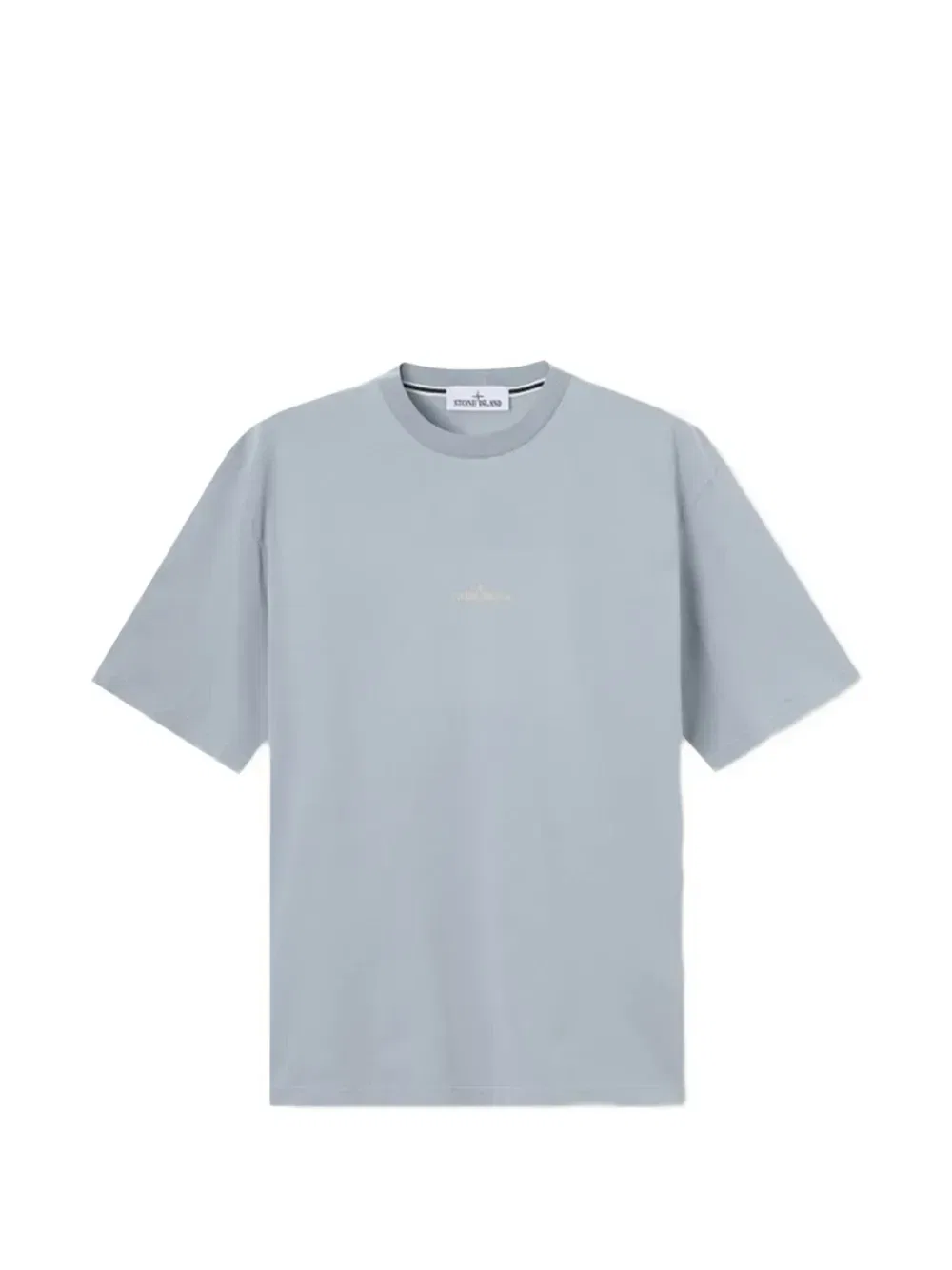 Футболка с круглым вырезом и логотипом Stone Island, синий