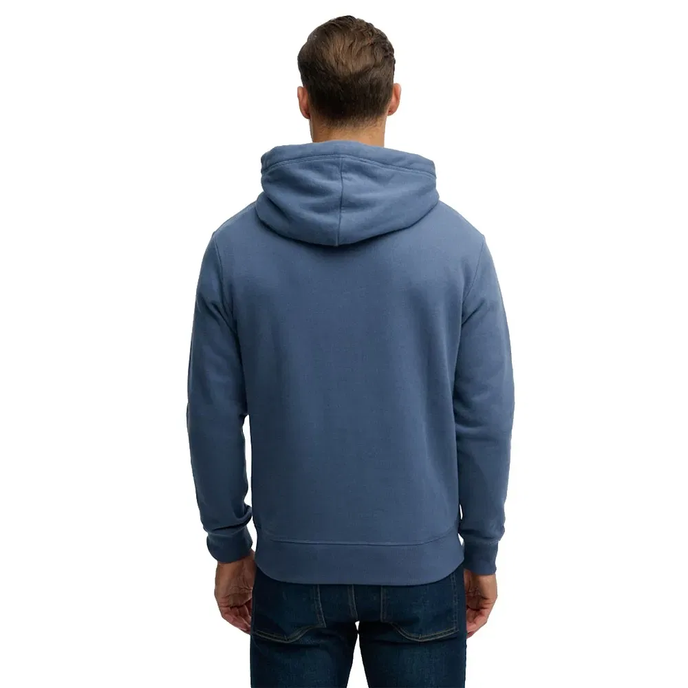 Худи классическое Essential Logo Superdry, синий — фото 2