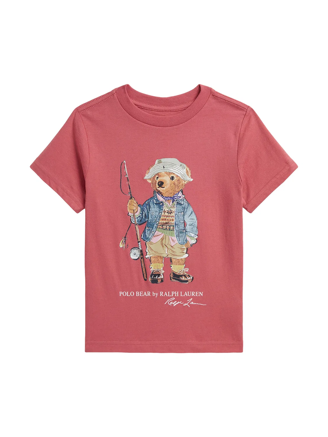 Футболка стандартного кроя для мальчика Polo Ralph Lauren, светло-красный