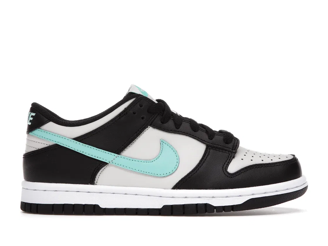 Детские кроссовки Lifestyle с принтом Nike Dunk Low Nike, Light Bone/Black-White-Tropical Twist