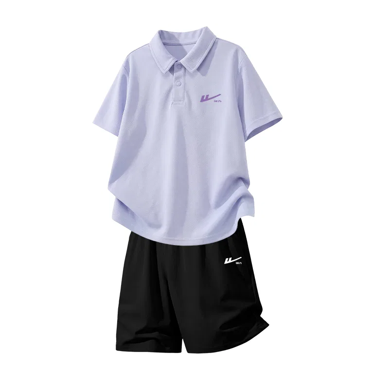 Детский спортивный костюм с принтом Warrior Light Purple