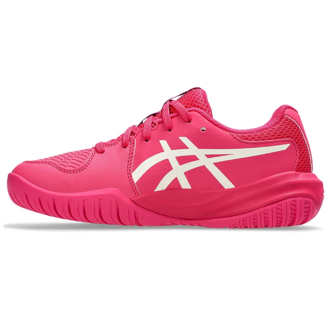 Детские кроссовки для мальчиков с максимальной амортизацией Gel-resolution X Gs ASICS, Bright Rose Cream — фото 4