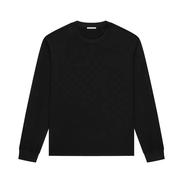 Детская футболка с длинным рукавом хлопковая Nice Rice, Black