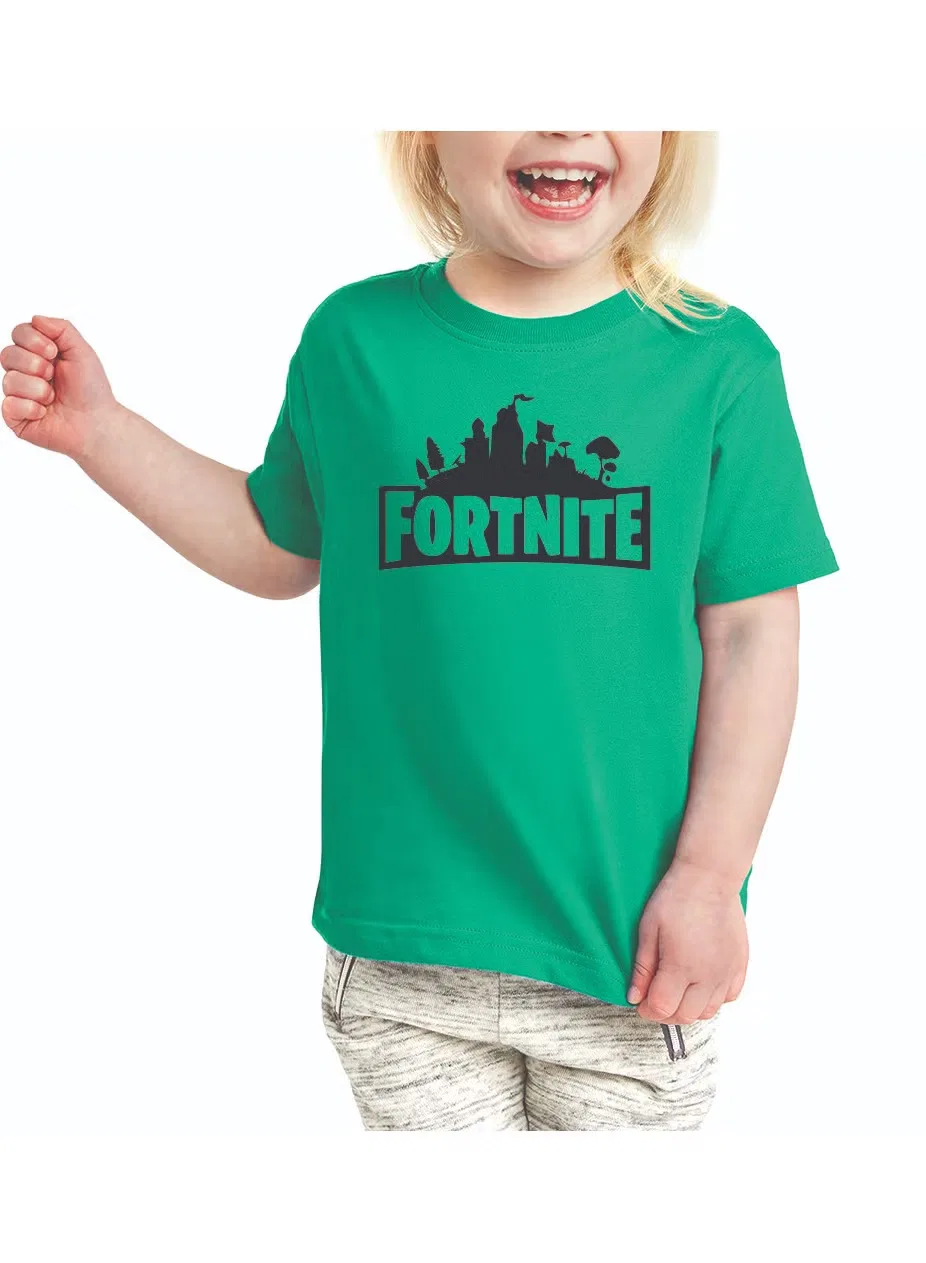 Футболка с принтом для девочек Battle Royale Printshop4Me, зеленый
