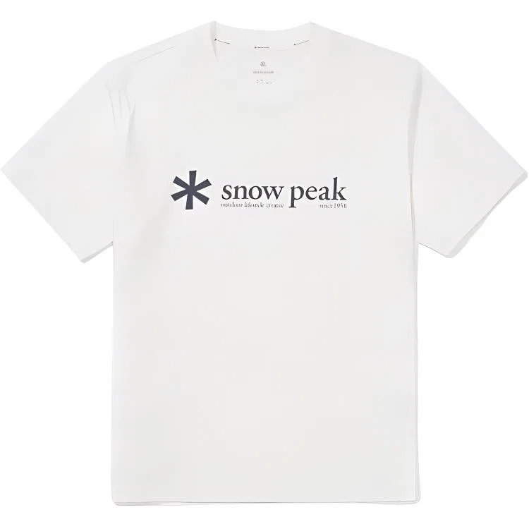 Детская футболка унисекс с круглым вырезом Snow Peak, Ecru