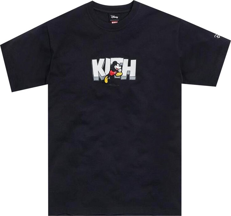 

Футболка Kith x Disney Running Mickey T-Shirt 'Black', черный