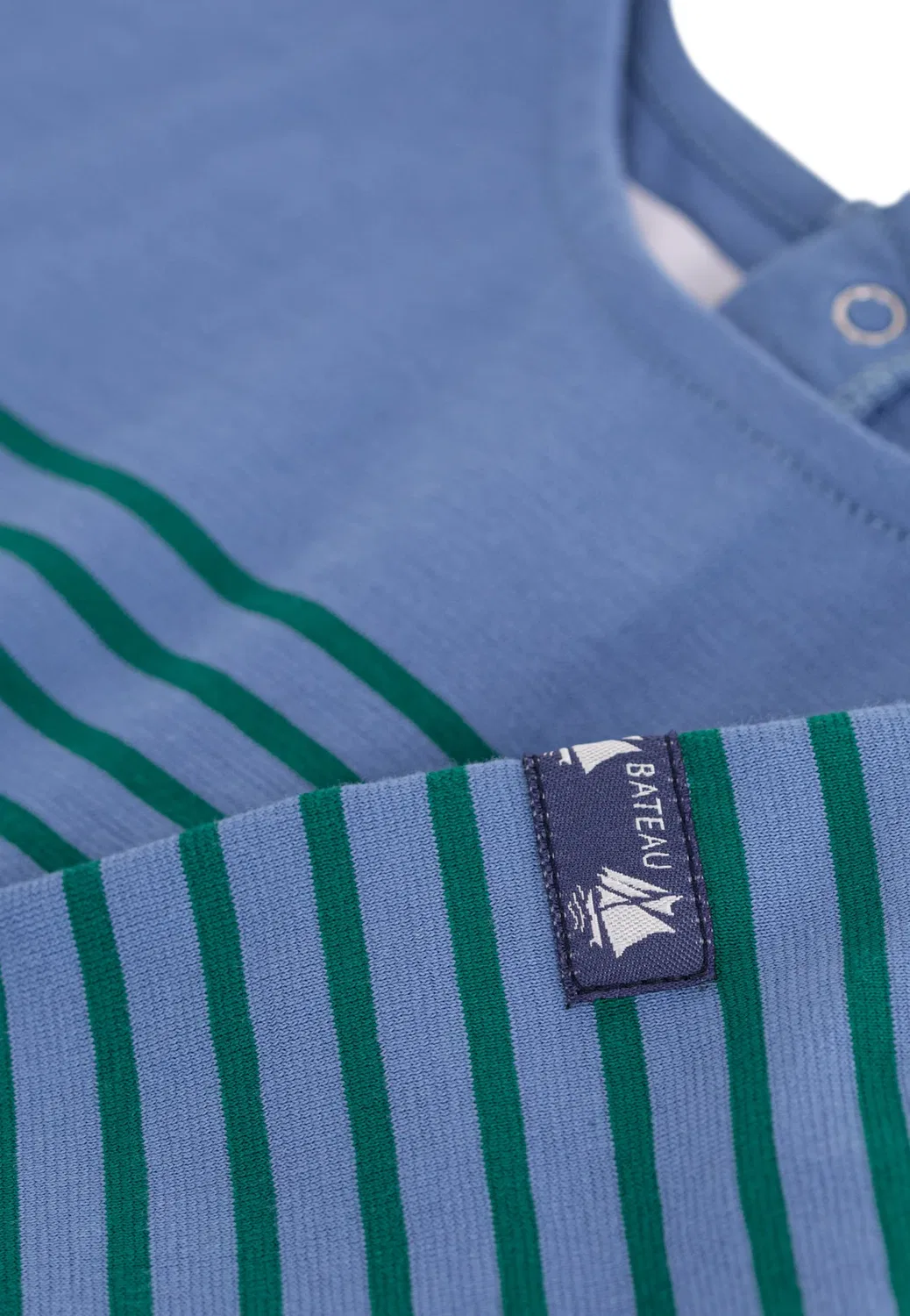 Комплект с принтом пожарного - футболка с длинными рукавами Petit Bateau, Riviera Evergreen — фото 3