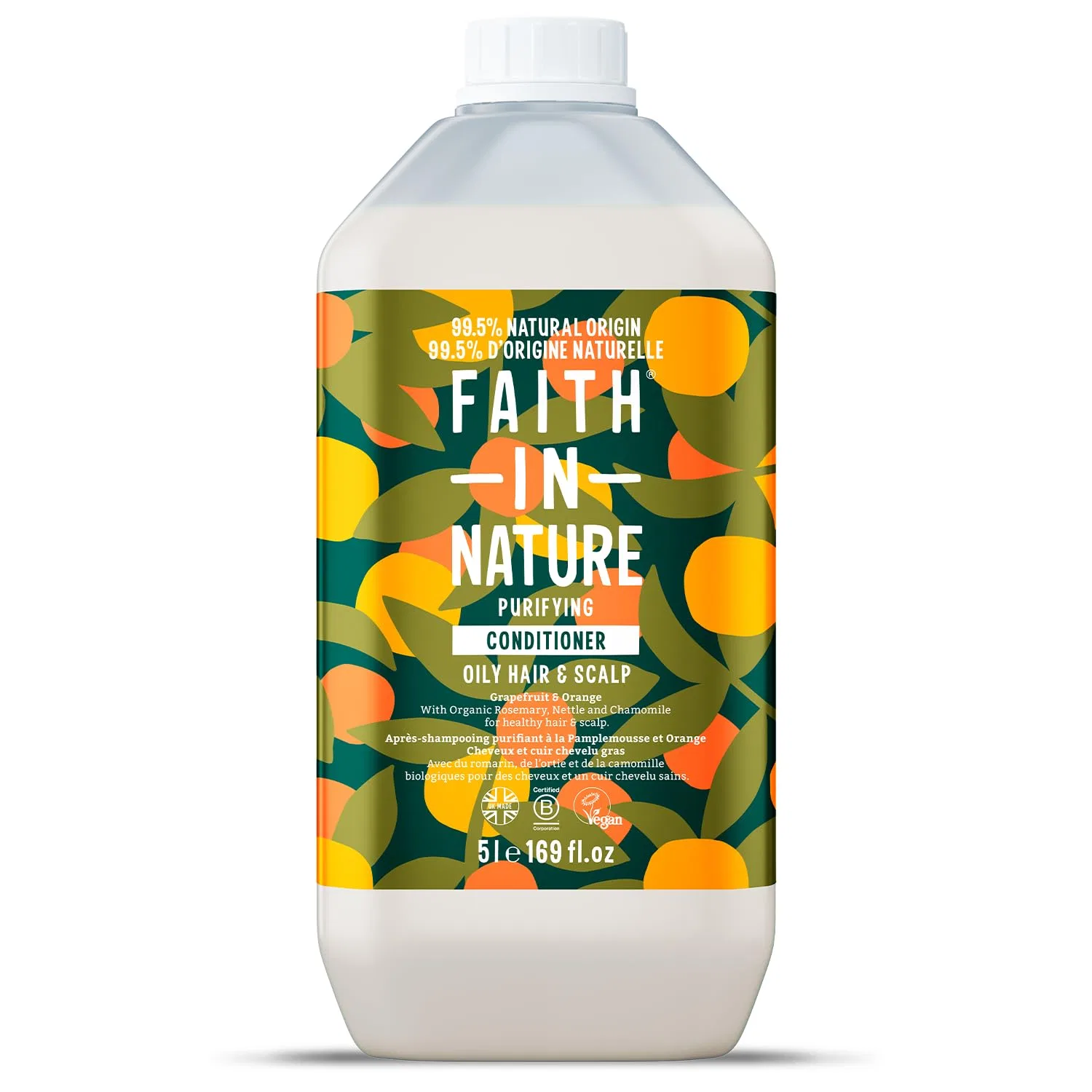 Натуральный кондиционер Faith In Nature грейпфрут и апельсин 5 л Faith In Nature