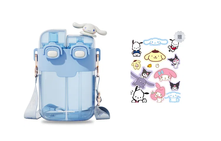 Детская кружка с принтом Kuromi Sanrio, 530 мл — фото 2
