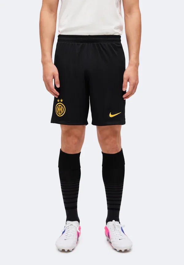 Шорты футбольные с технологией Dri-fit Inter Milan Stadium Short Home, Nike Performance/University Gold, черный