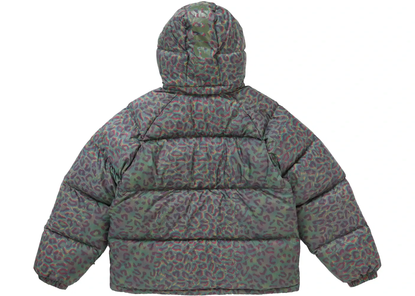 Мужская легкая пуховая куртка с принтом Leopard Supreme, Leopard — фото 3
