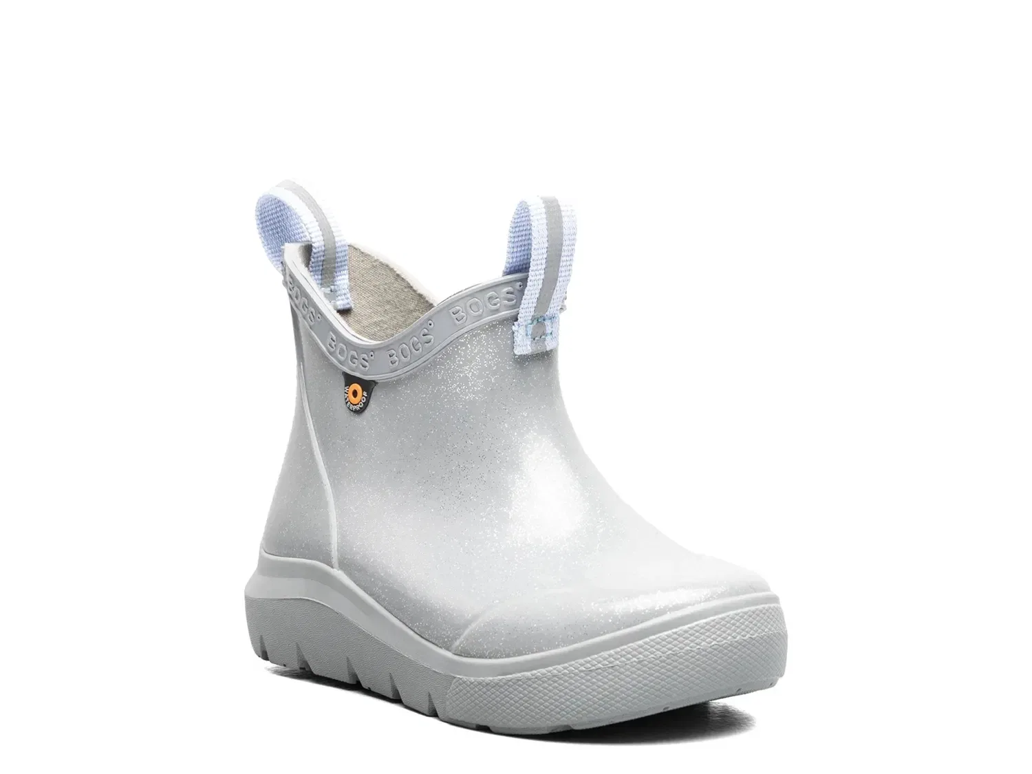 Резиновые сапоги Chelsea Skyline Glitter Bogs, Silver Metallic