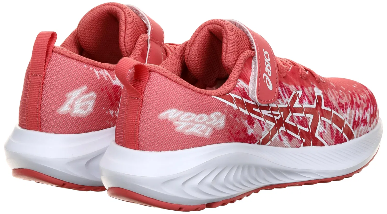 Детские кроссовки для мальчиков с ярким дизайном Gel-Noosa Tri 16 PS ASICS, Dark Pink Clay White — фото 4
