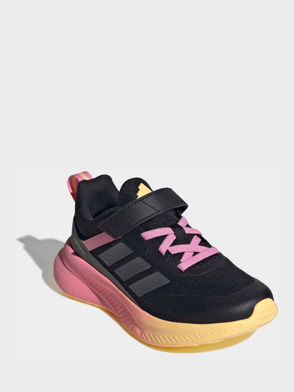 Кроссовки Fortarun 4.0 adidas, черный/розовый — фото 3