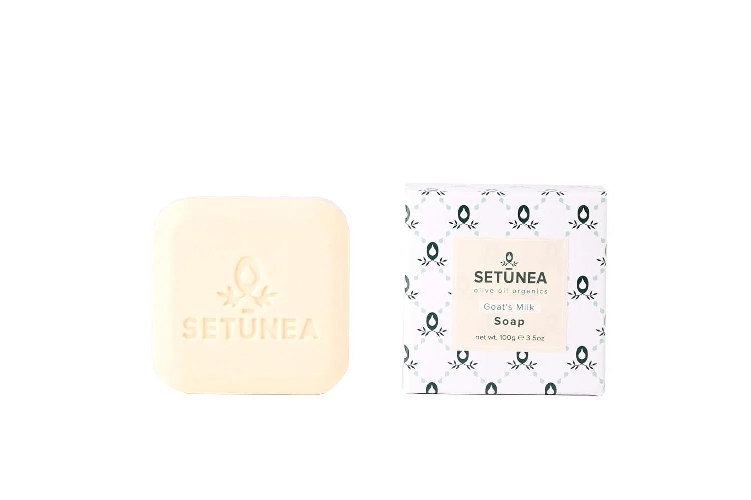 Мыло Organic Olive Oil and Goat Milk, SETUNEA, 100 г, Jasmine