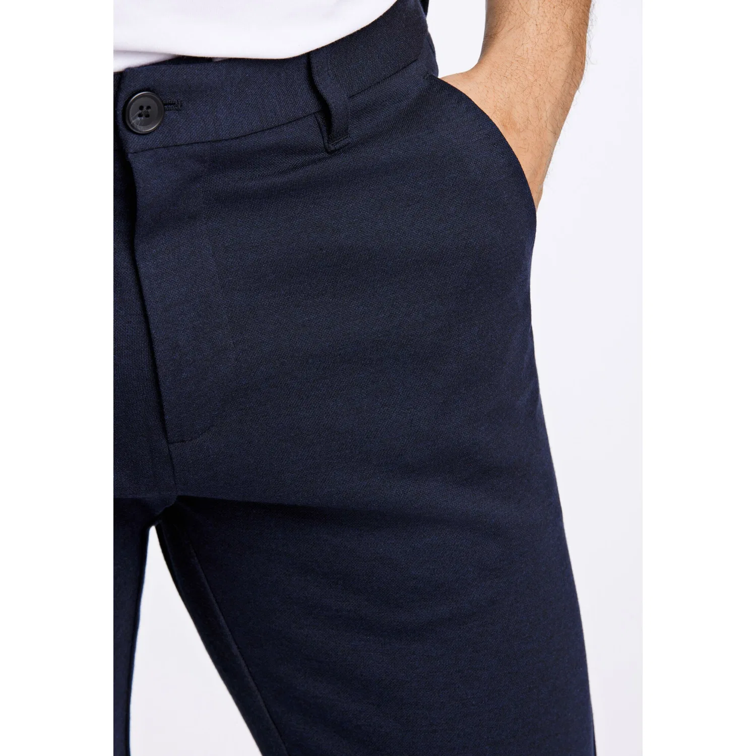 Детские брюки из ткани с эффектом стрейч Lindbergh, Navy Mix — фото 3