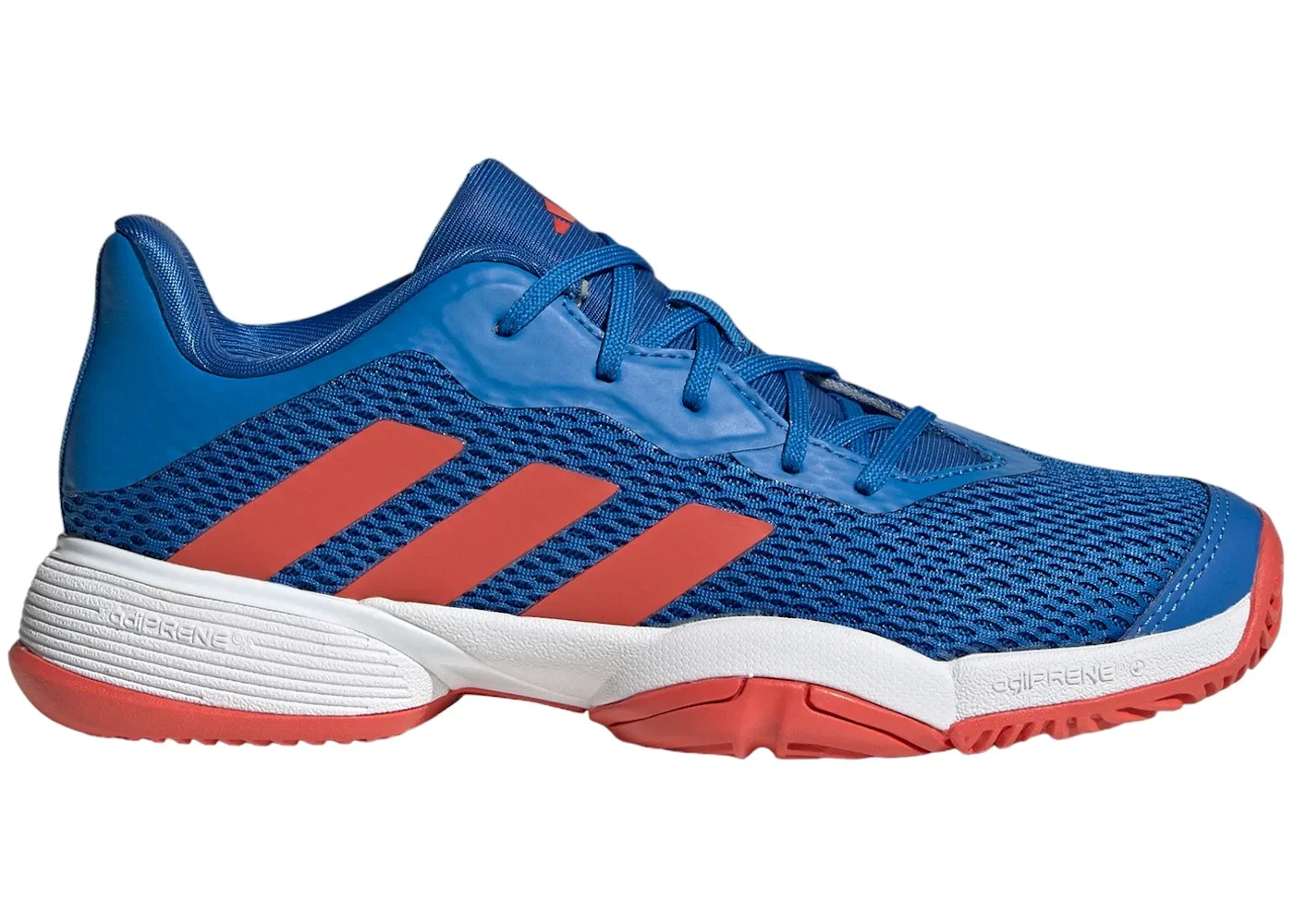 Детские кроссовки для мальчиков спортивные Adidas Barricade, Bright Royal/Bright Red/Cloud White