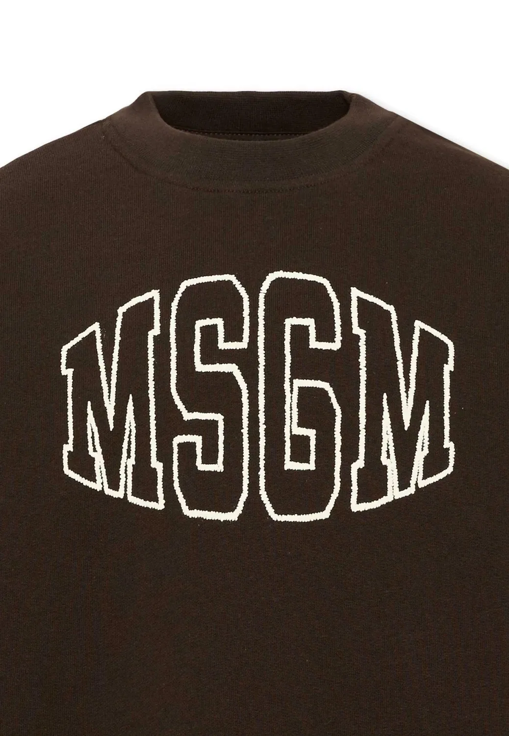 Толстовка Felpa унисекс Msgm, Brown — фото 3